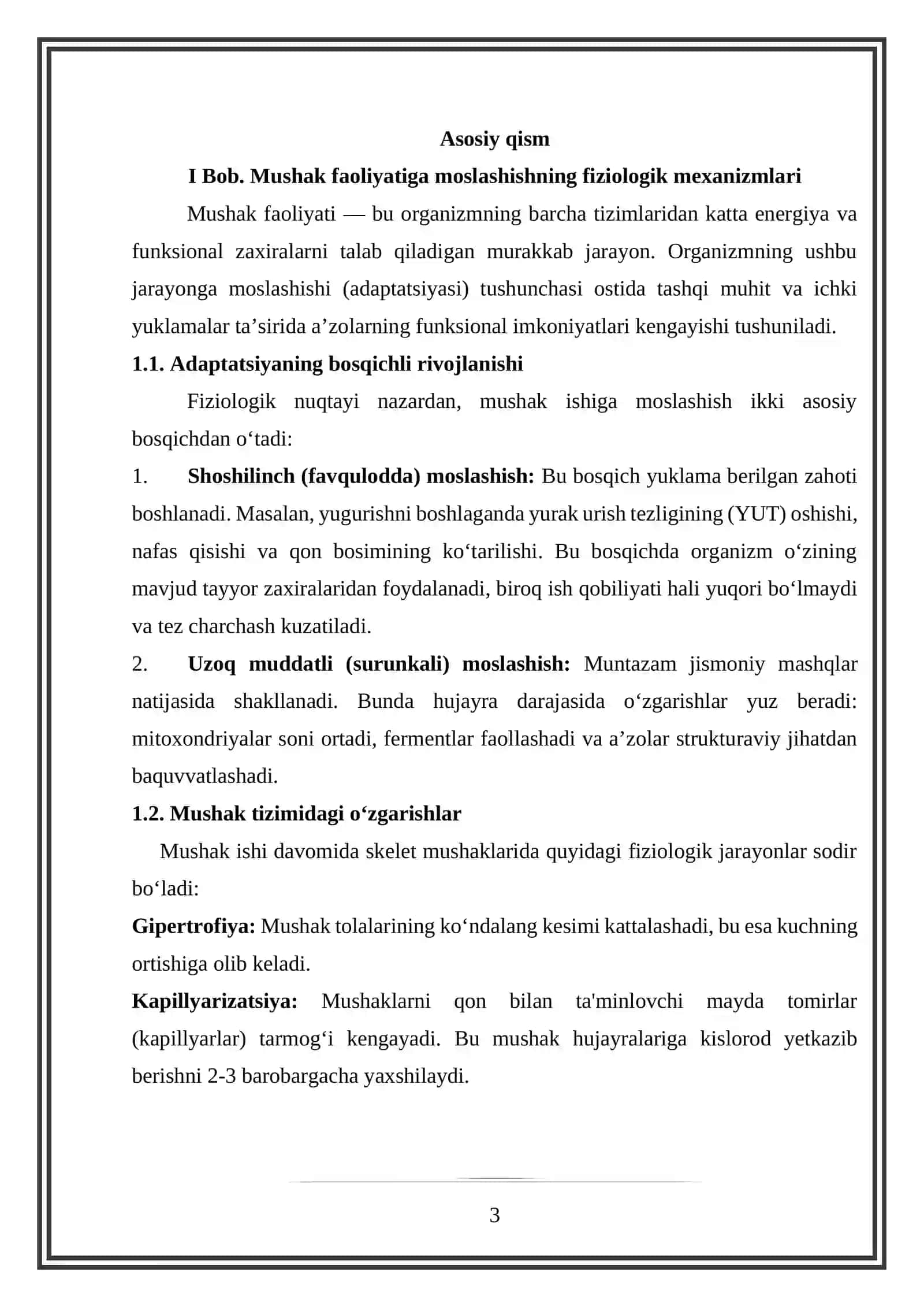 Har xil darajada mushak ishiga moslashgan shaxslarning ba’zi funksional ko‘rsatkichlarini o‘rganish 3