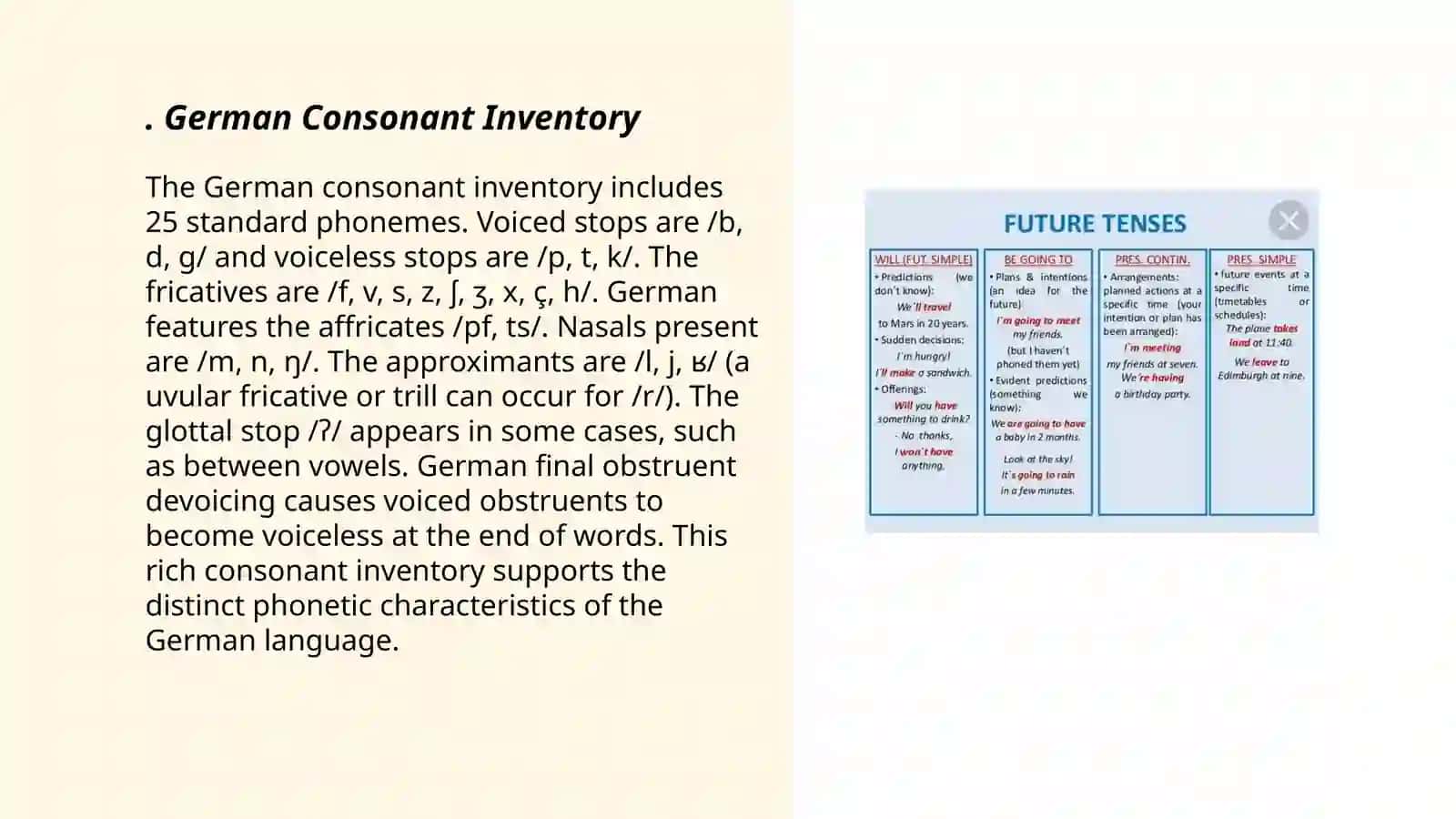 German Consonant Inventory 3