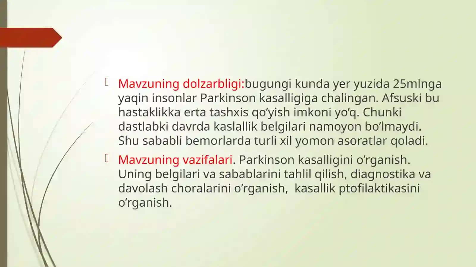 Parkinson kasalligi 3