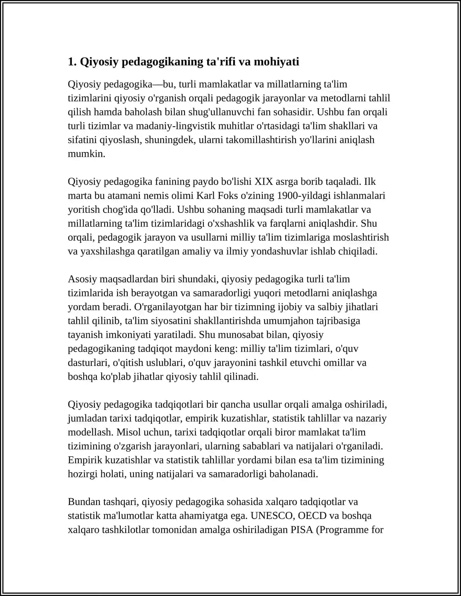 QIYOSIY PEDAGOGIKA FANI TARAQQIYOTINING DAVRIY XUSUSIYATLARI 3