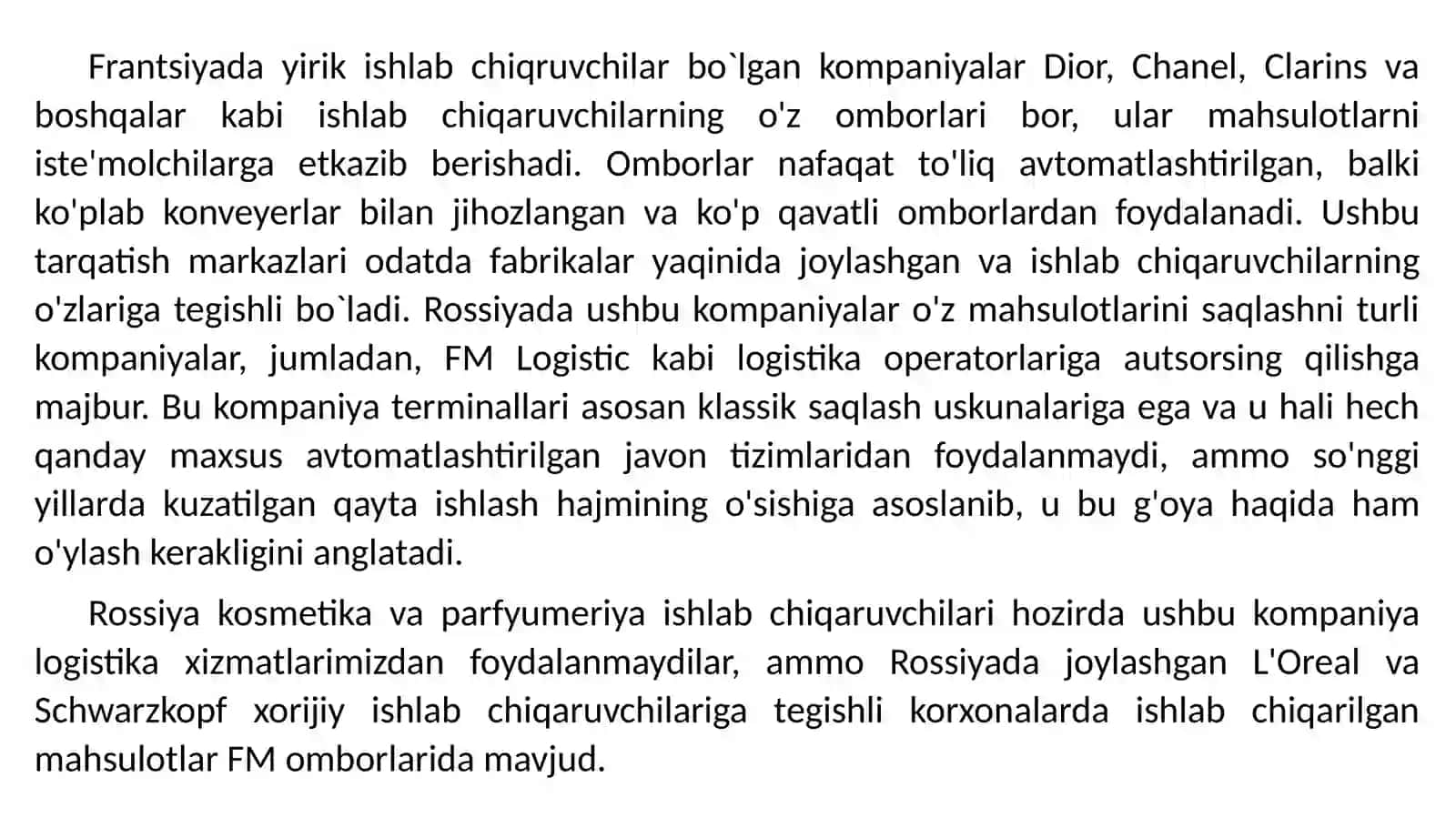 PARFYUMERIYA-KOSMETIKA MAHSULOTLARINI SAQLASH OMBORLARI 3
