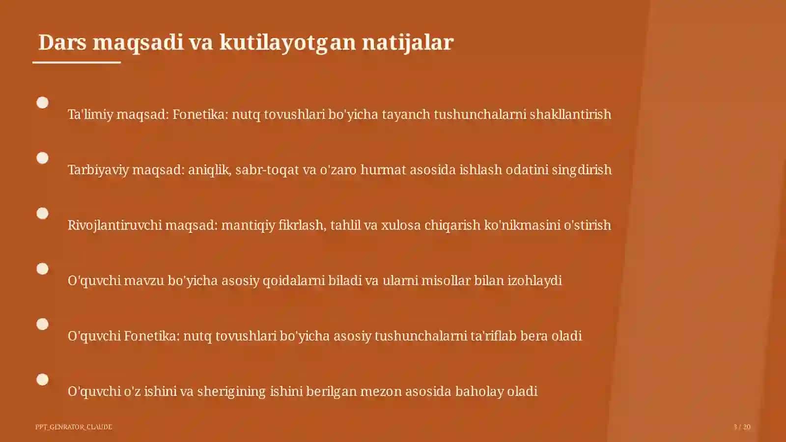 Fonetika: nutq tovushlari (5-sinf) 3