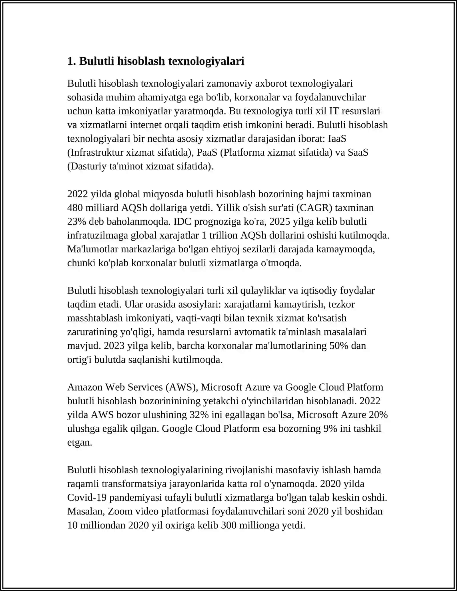 Bulutli hisoblash texnologiyalari 3