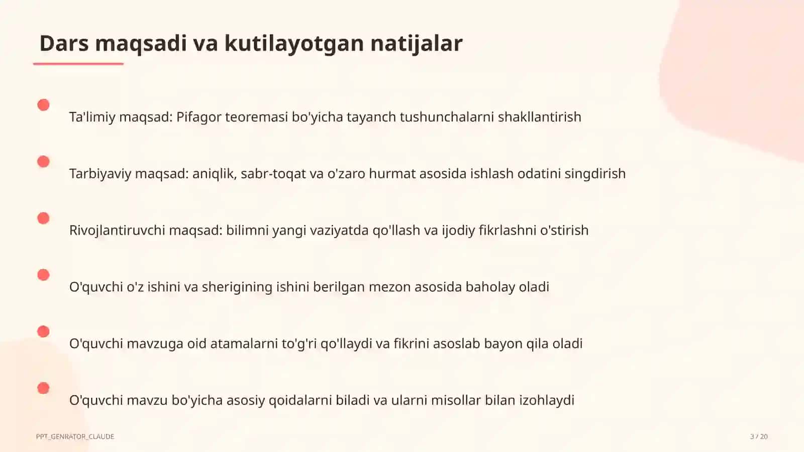 Pifagor teoremasi (8-sinf) 3