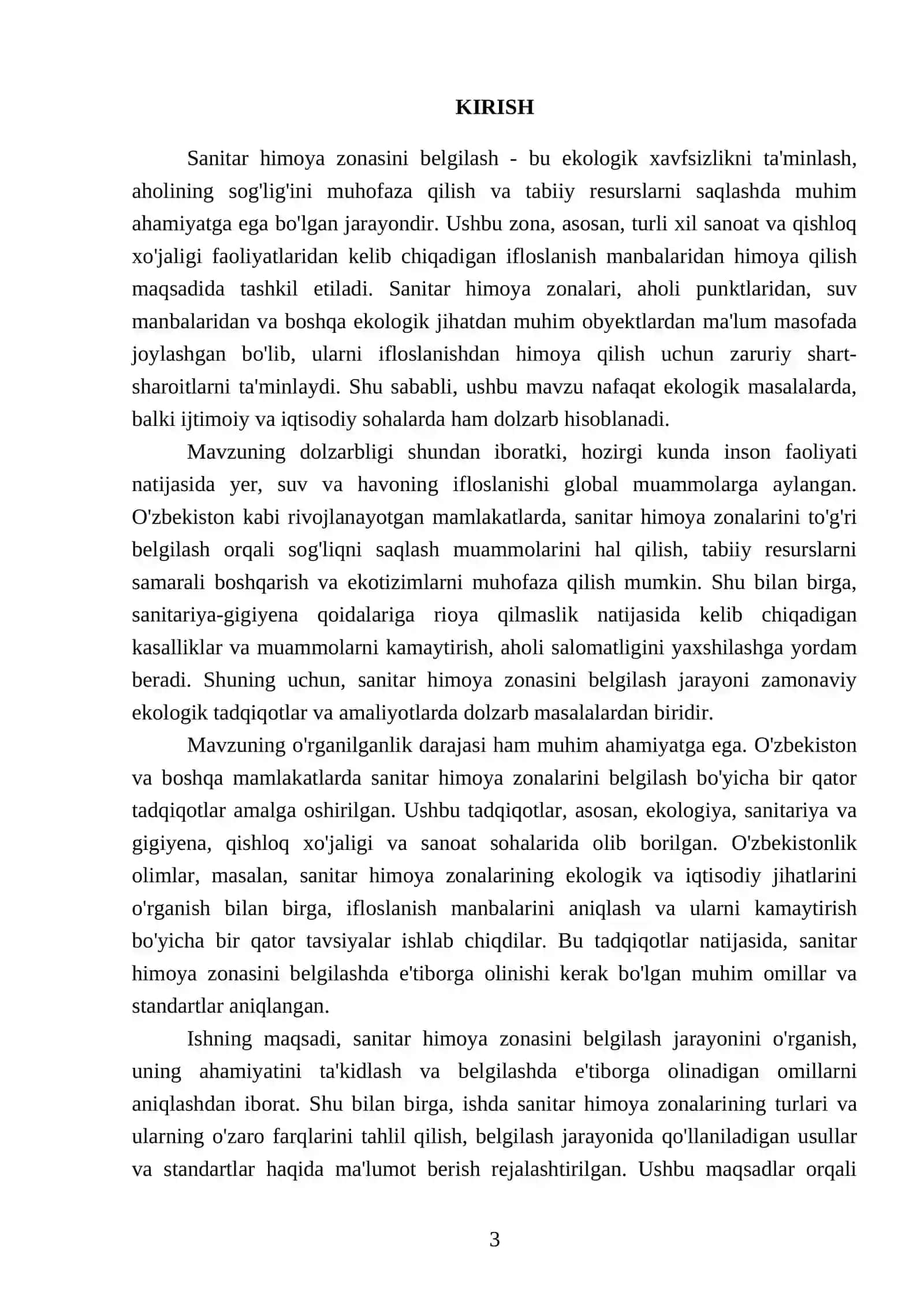 Sanitar himoya zonasini belgilash 3