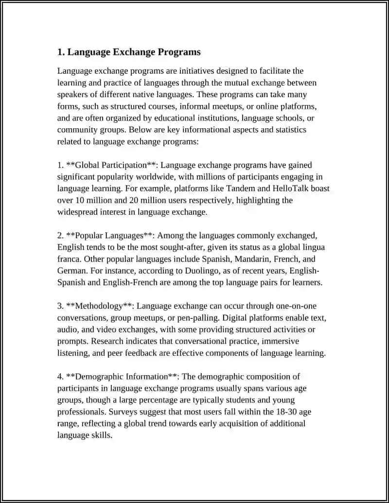 Language Exchange Programs 3