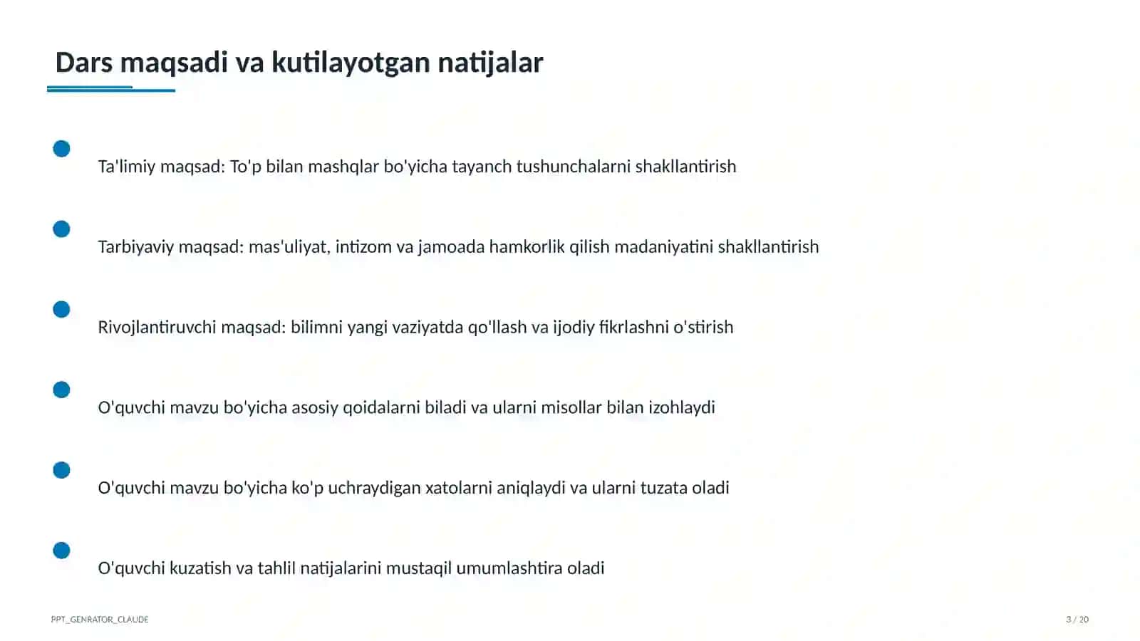 To'p bilan mashqlar (2-sinf) 3