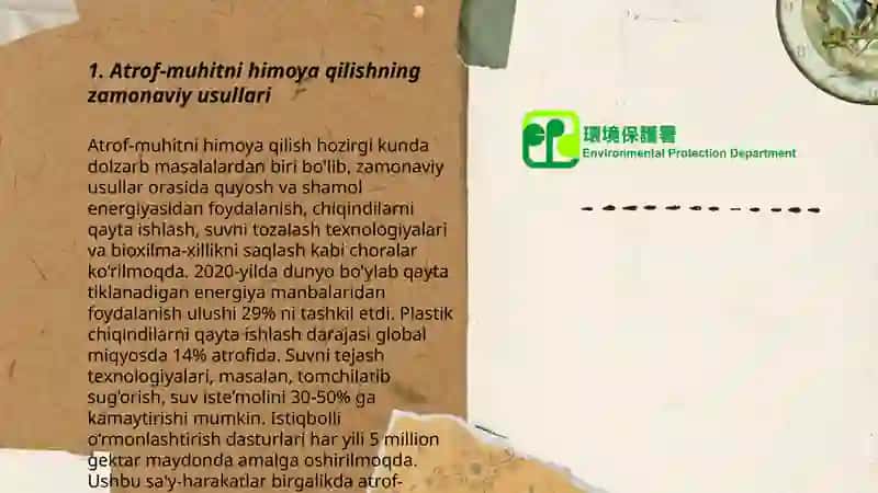 Ekologiyani asrab-avaylash 3