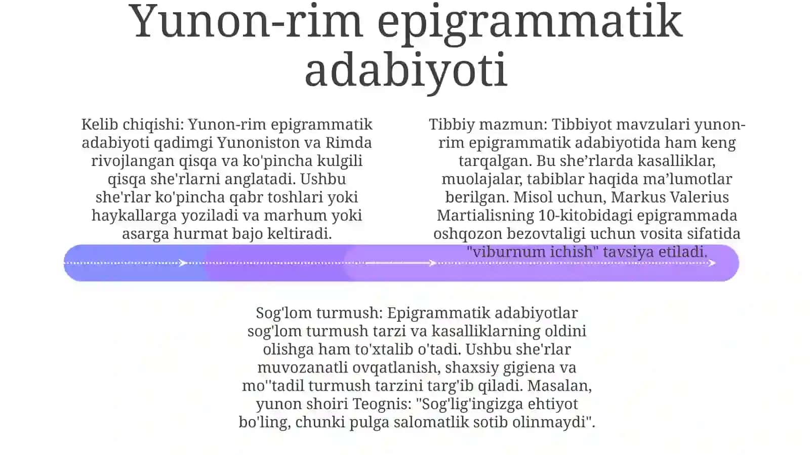 Yunon Lotin Epigrammalarida Tibbiyot Va Salomatlik 3