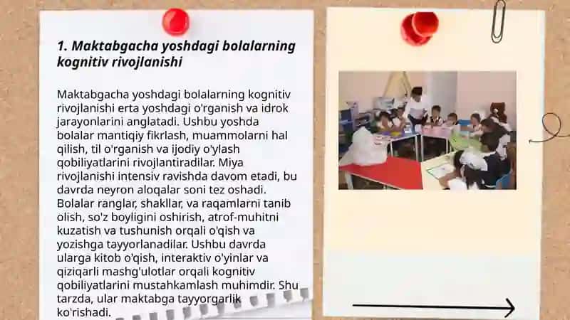 Maktabgacha yoshdagi bolalarning rivojlanishining o'ziga xos xususiyatlari 3