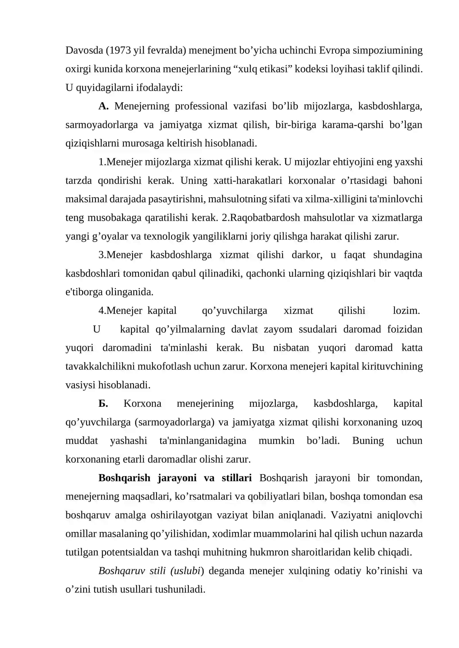 Boshqaruv va uning uslublari 3