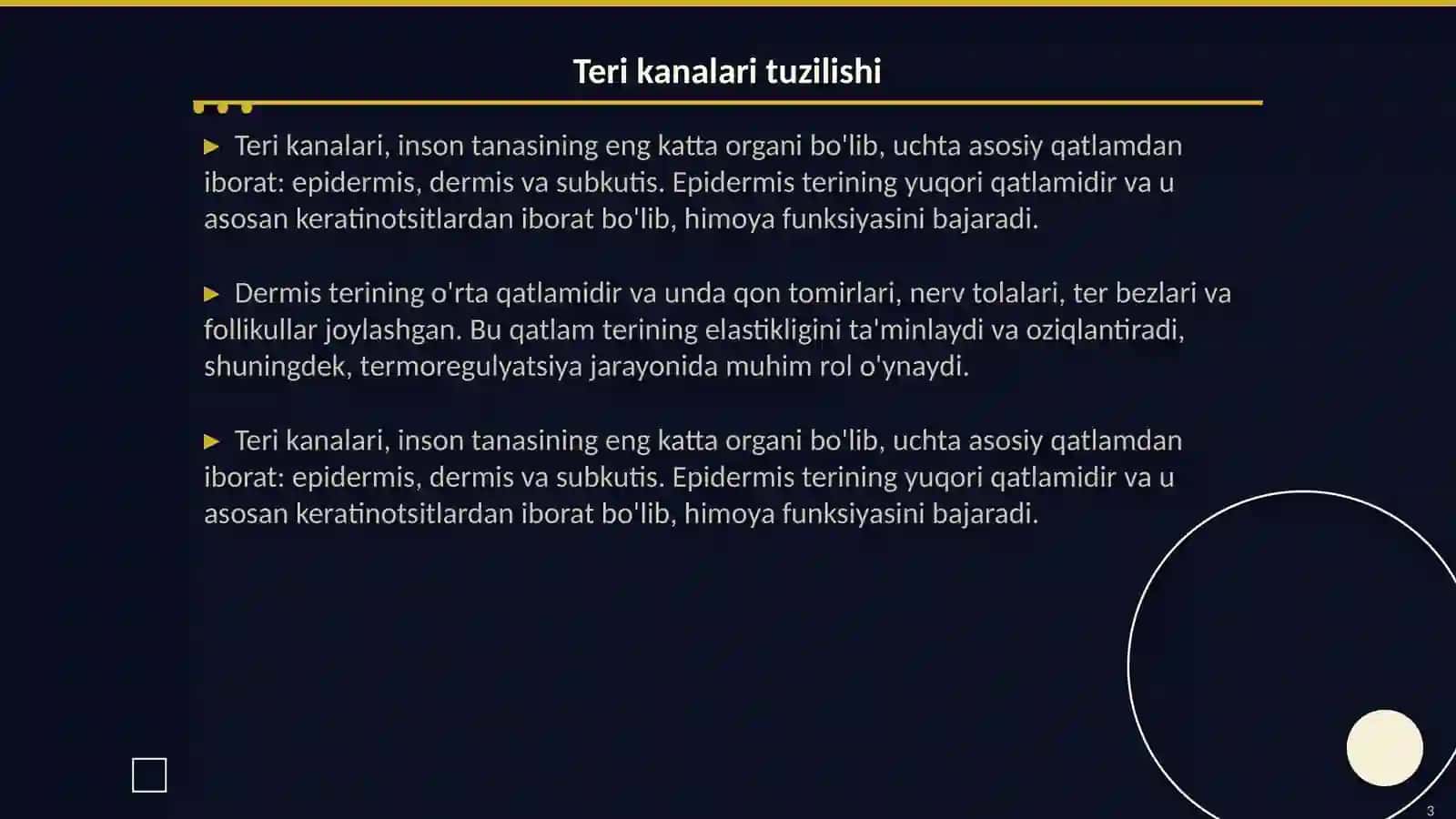 Teri kanalari Laborator diagnostikasi 3