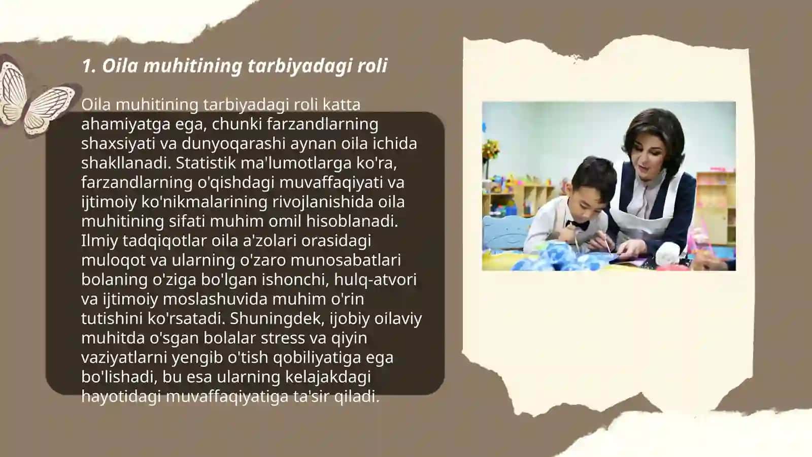 Tarbiyaning mazmuni ahamiyati oilada bola tarbiyasi 3
