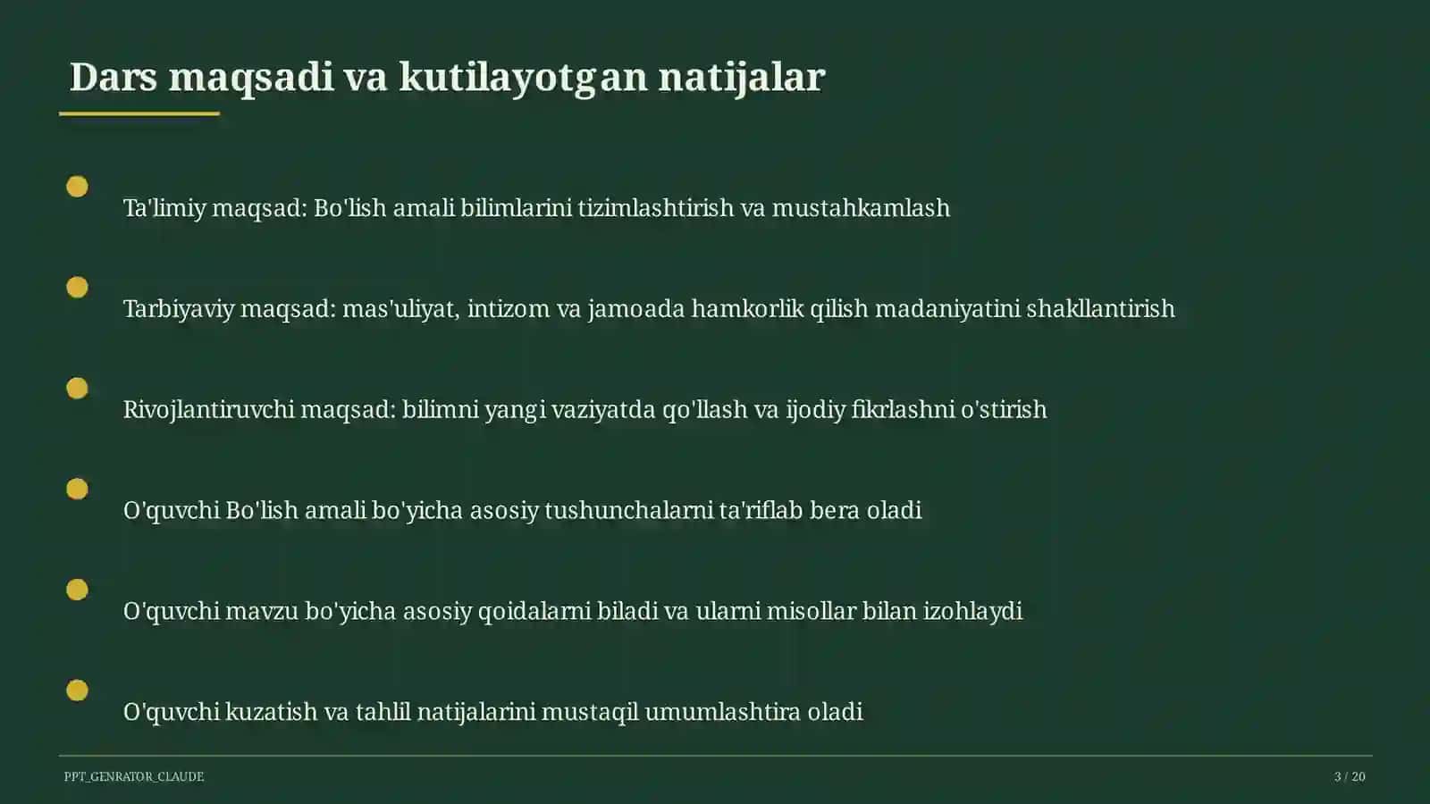 Bo'lish amali (2-sinf) 3