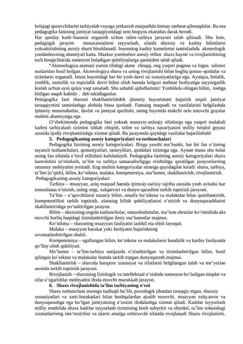 1-mavzu: Pedagogika fanining predmeti, tadqiqot metodlari 3