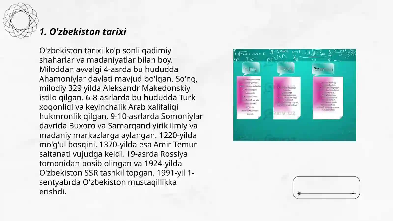 O'zbekiston tarixi 3