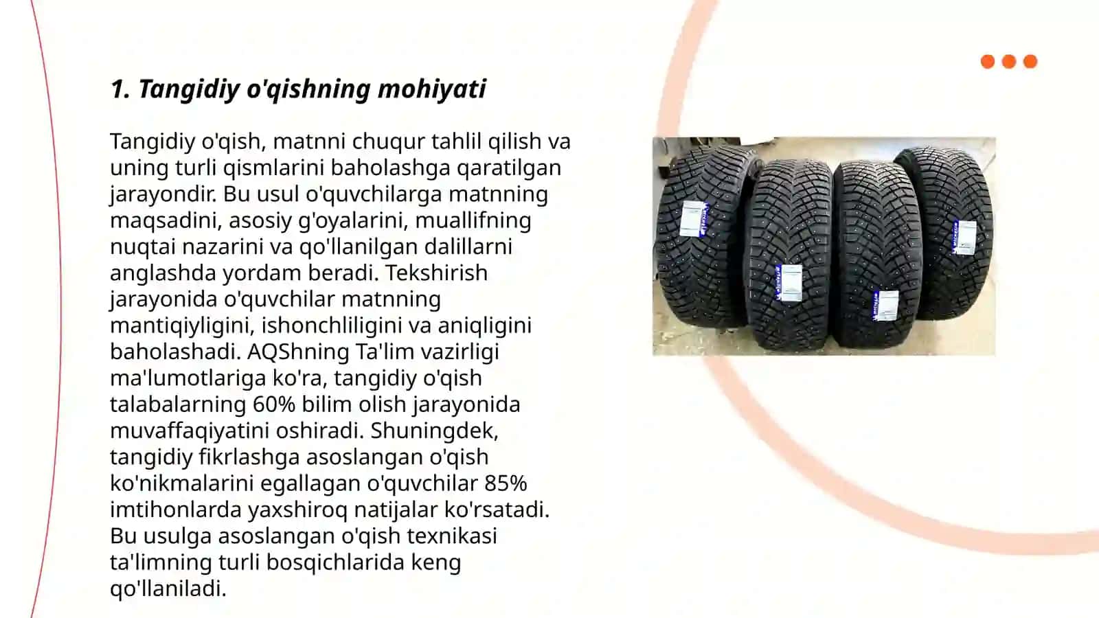 Tangidiy o qish va samarali amalga oshirish omillari 3