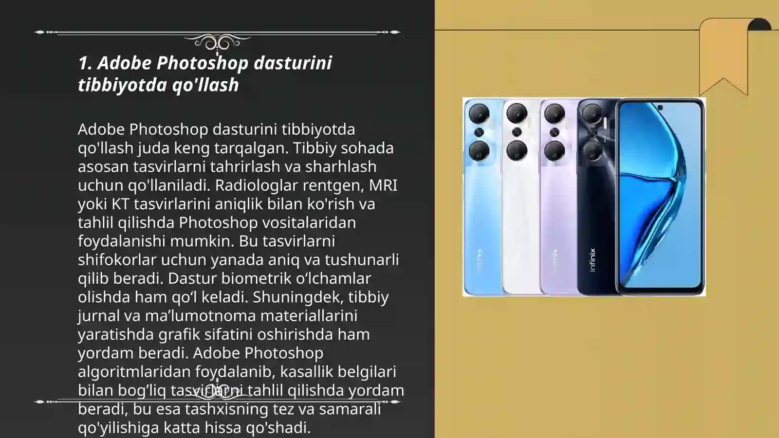 Tibbiyotda grafik malumot yaratishdagi dasturiy vositalar 3