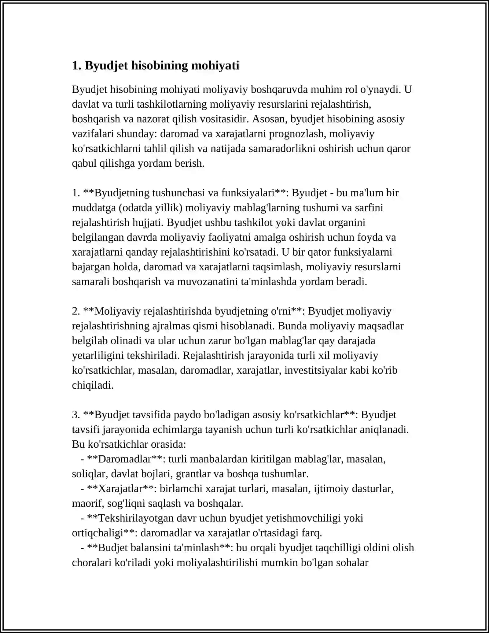 BYUDJET HISOBINING USULLARI VA XUSUSIYATLARI 3