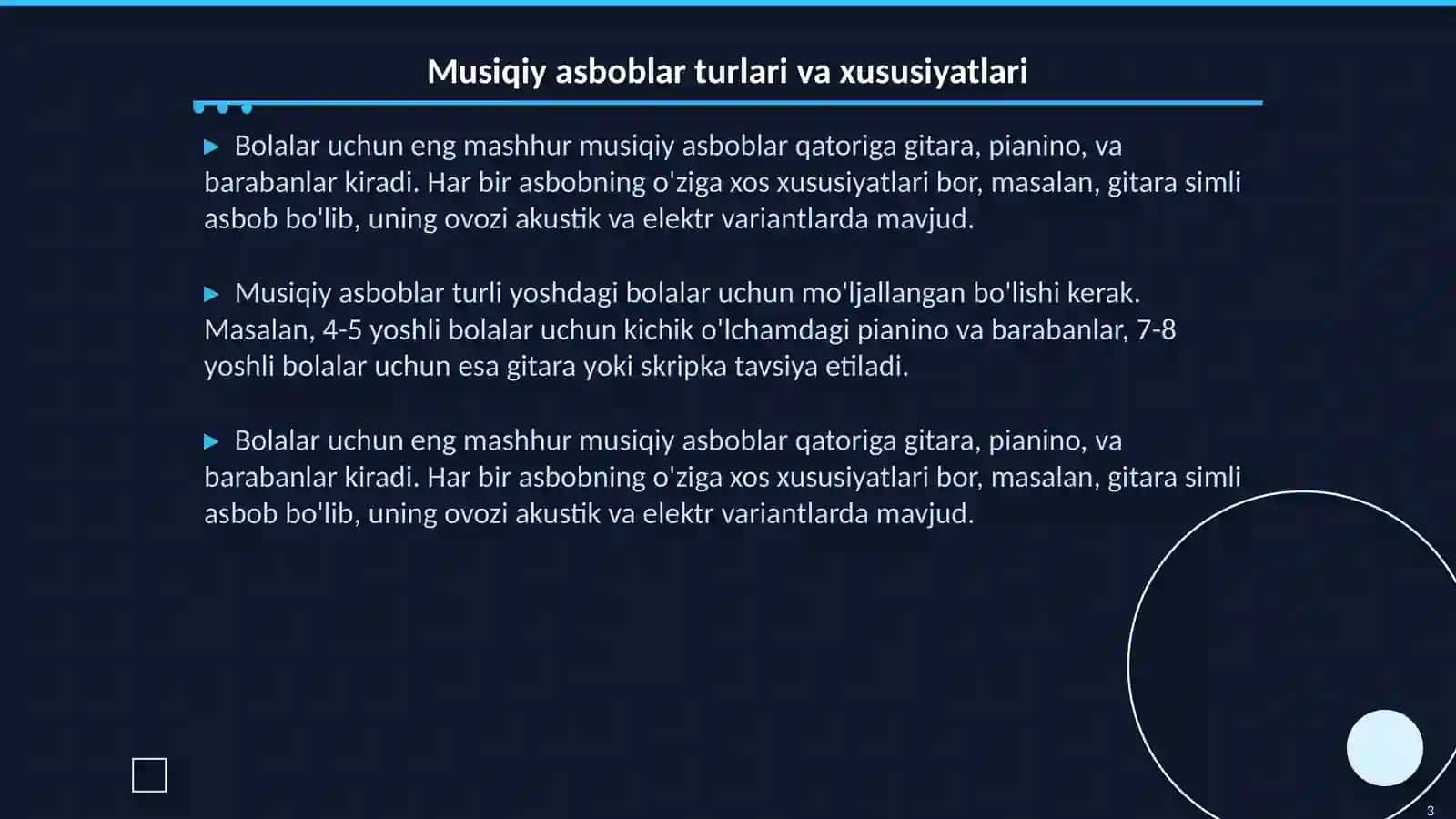 Bolalar musiqiy asboblarini yasashga orgatish 3