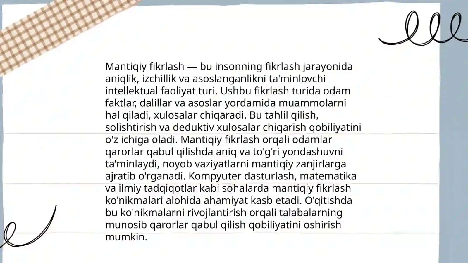 Boshlanĝich sinf matematika darslarida mantiqiy fikrlashni rivojlantirish fanining didaktik tamoyillari 3