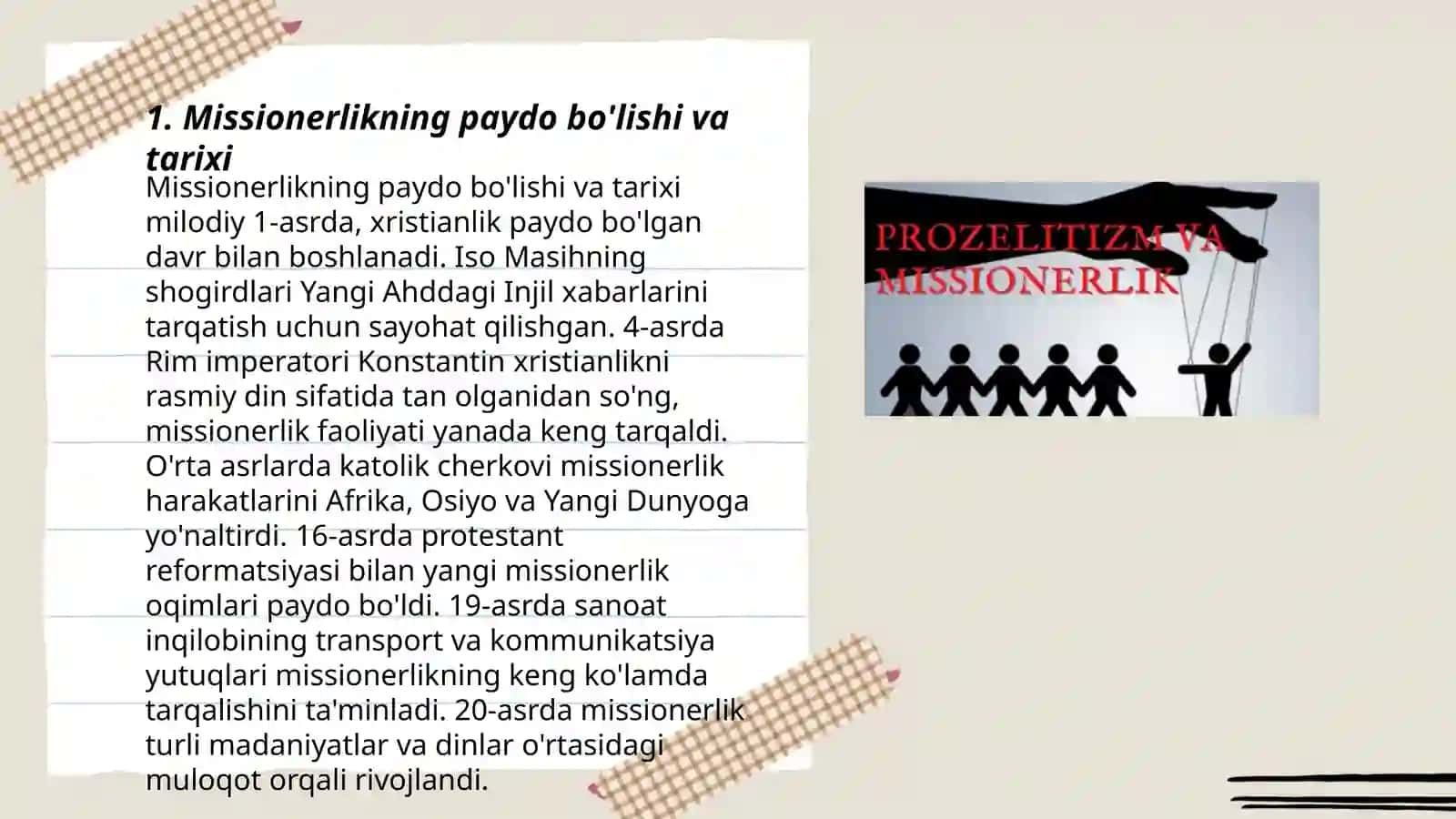 Missionerlik va prozelitizmning diniy e'tiqodni tanlashga salbiy ta'siri 3