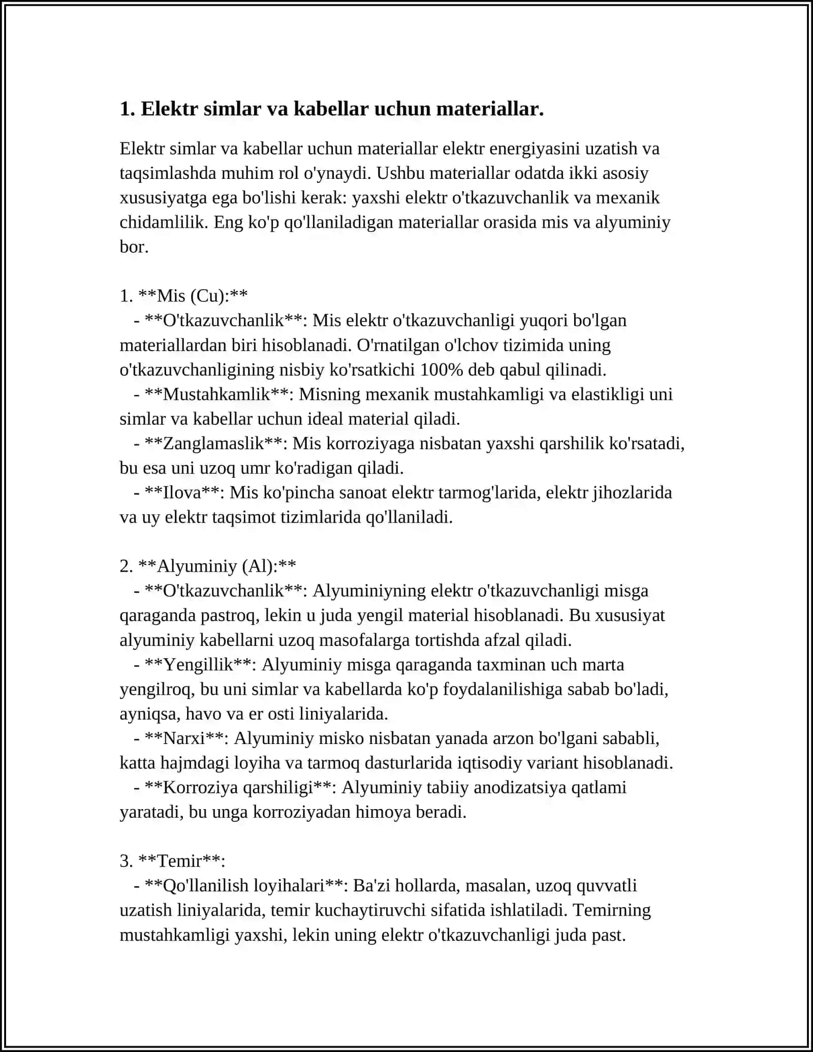 HIMOYA APPARATLARINING TAVSIFINI HISOBGA OLISH 3