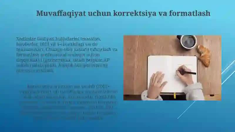Xodimlar Faoliyati Hujjatlari Tahrirlash va Formatlash 3