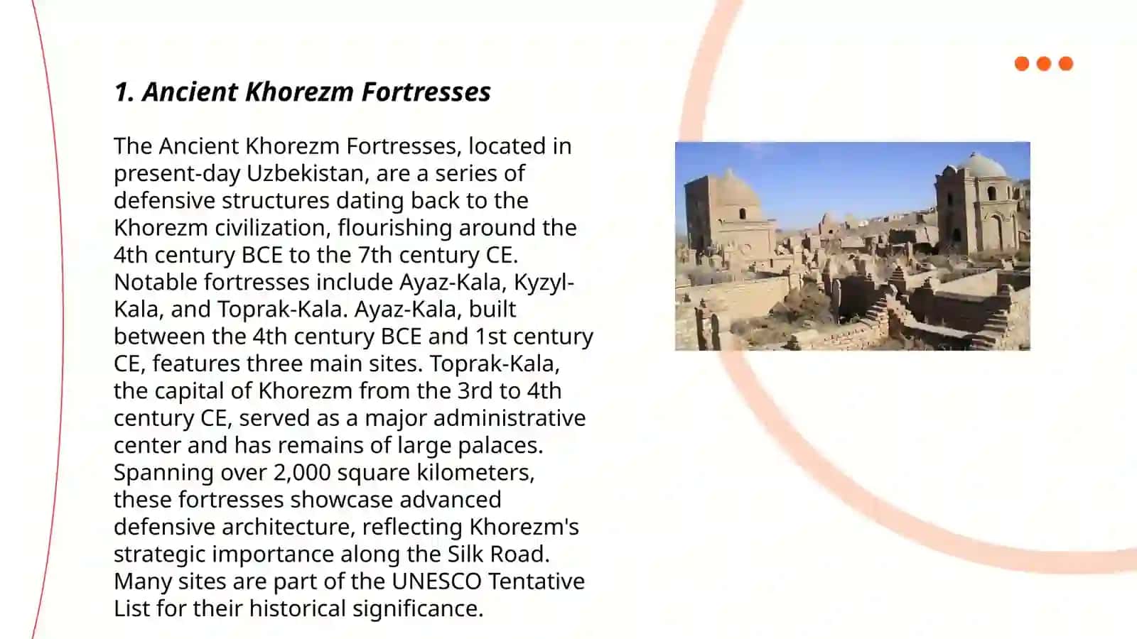Historical places in Karakalpakstan 3