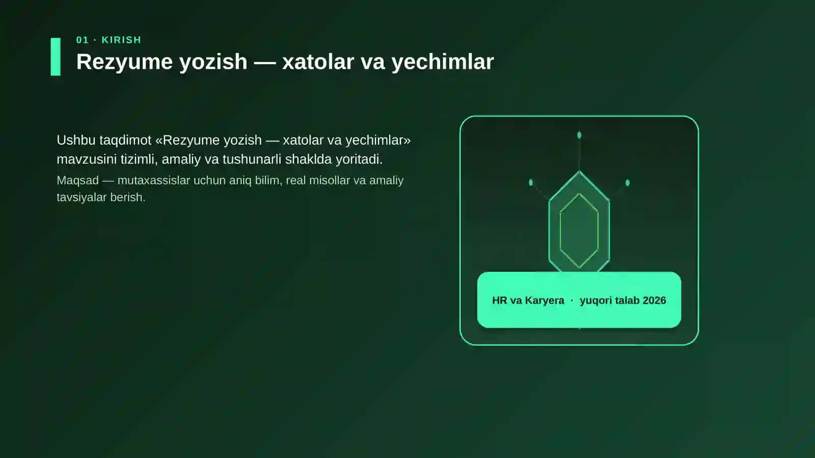 Rezyume yozish — xatolar va yechimlar 3