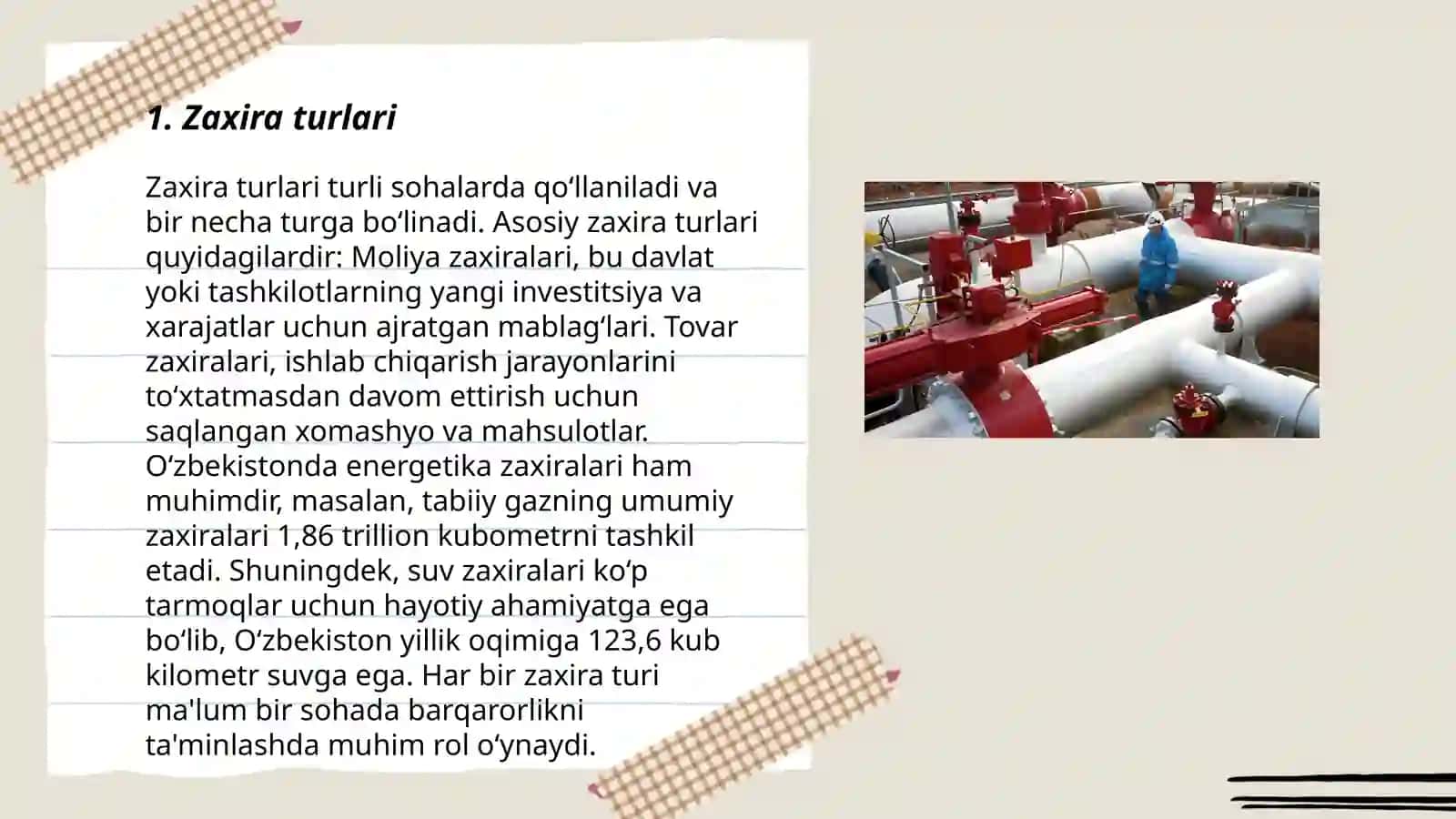 Zaxiralarni tugashi 3