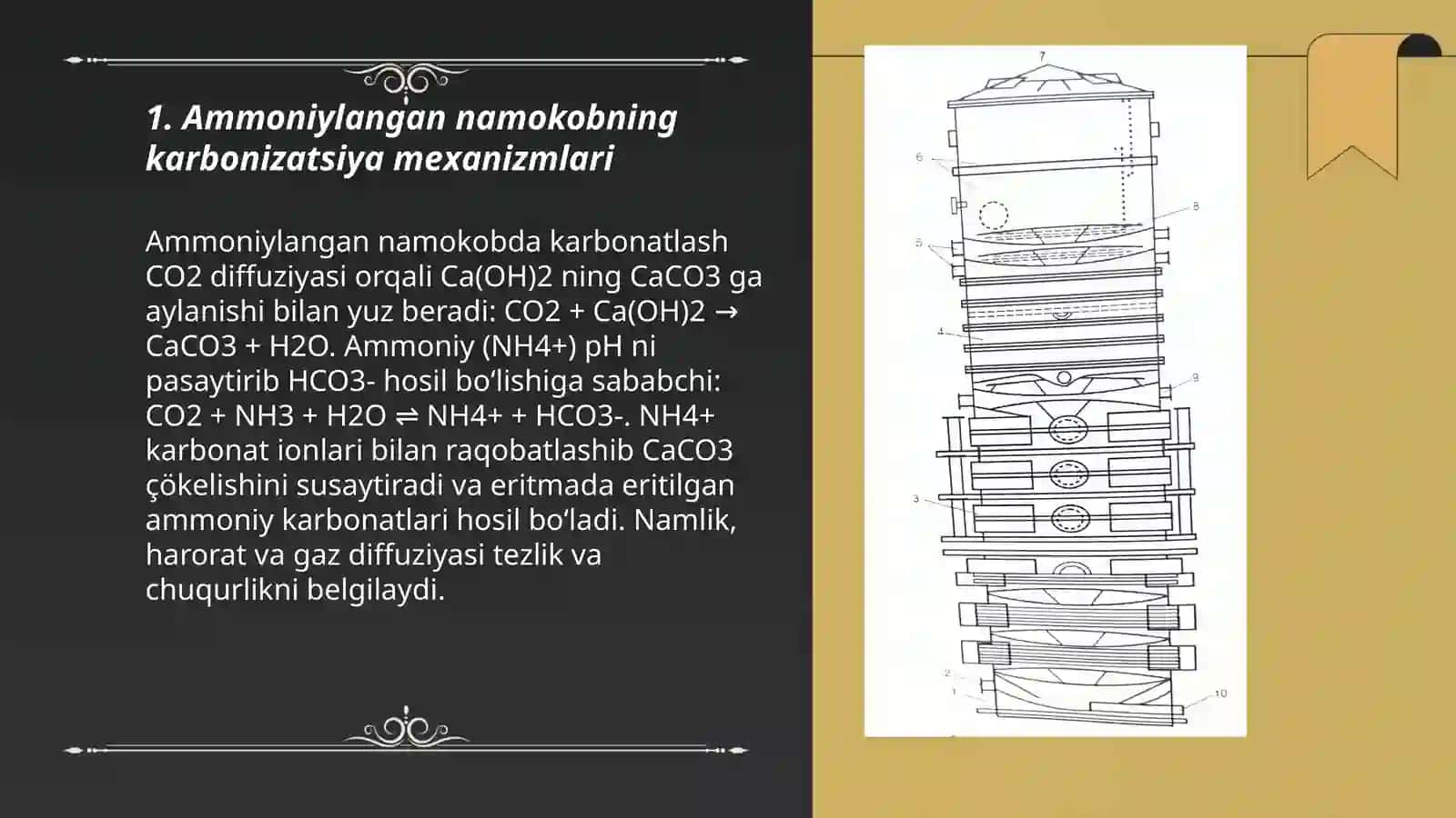 Ammoniylangan namokobning karbonizatsiyasi 3