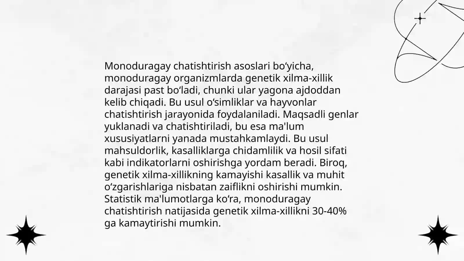 Monoduragay chatishtirish asoslari 3