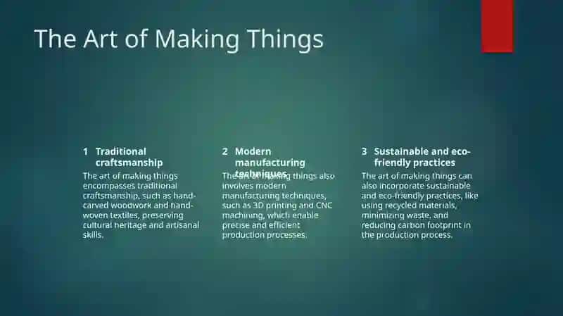 Making things 3