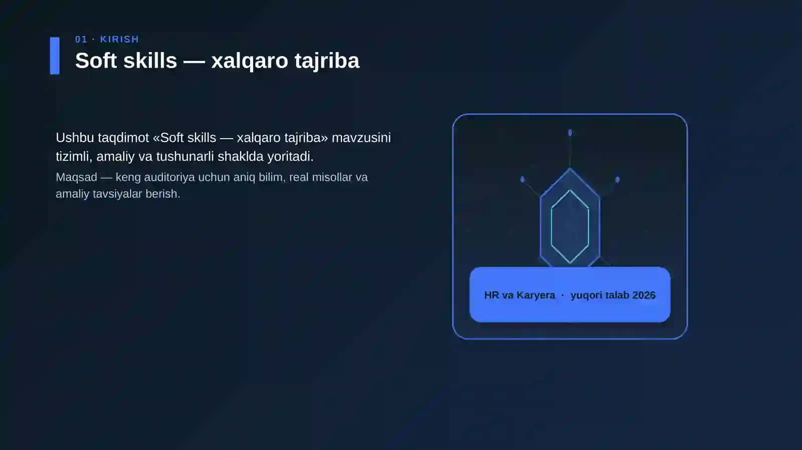 Soft skills — xalqaro tajriba 3