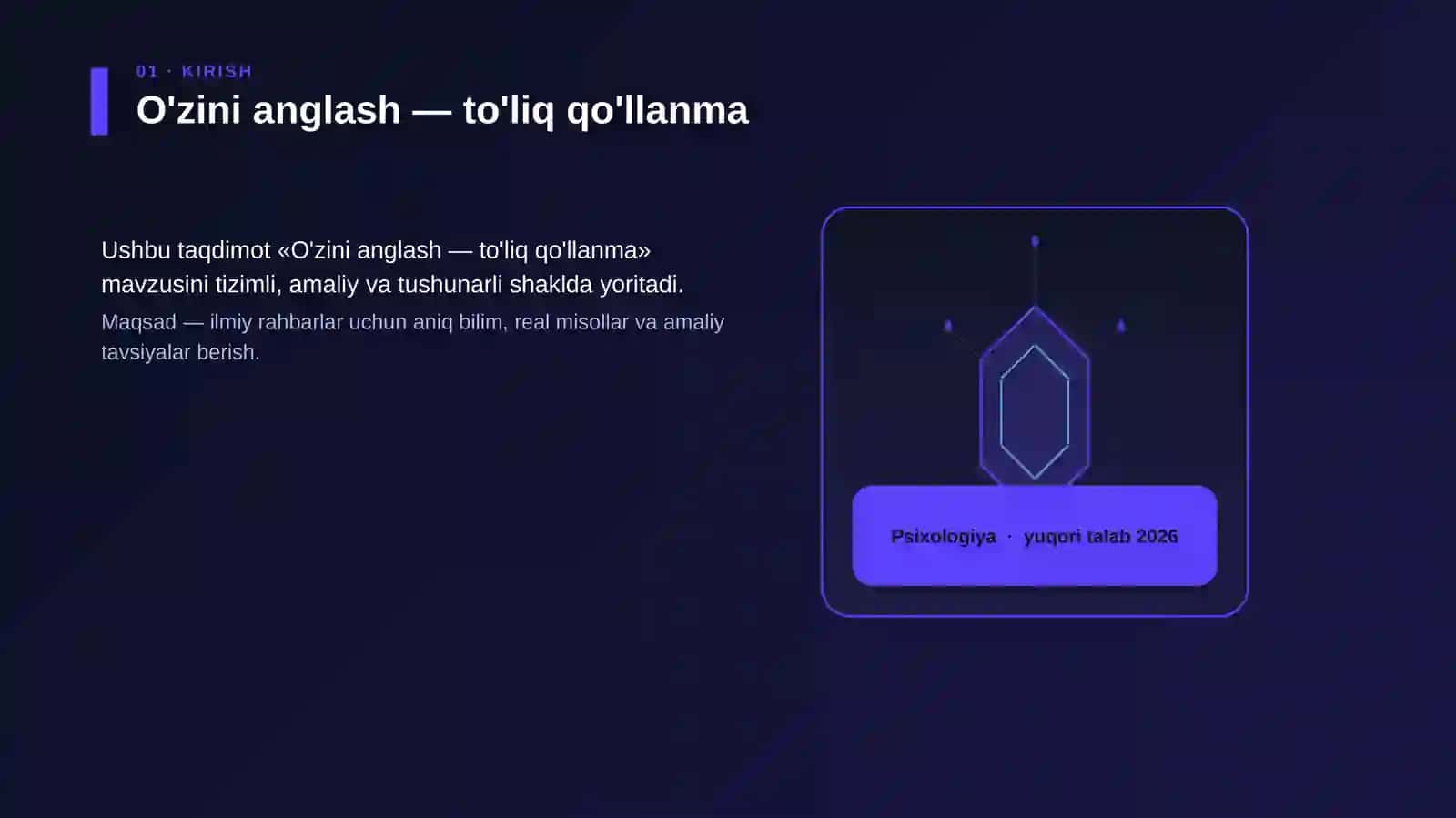 O'zini anglash — to'liq qo'llanma 3