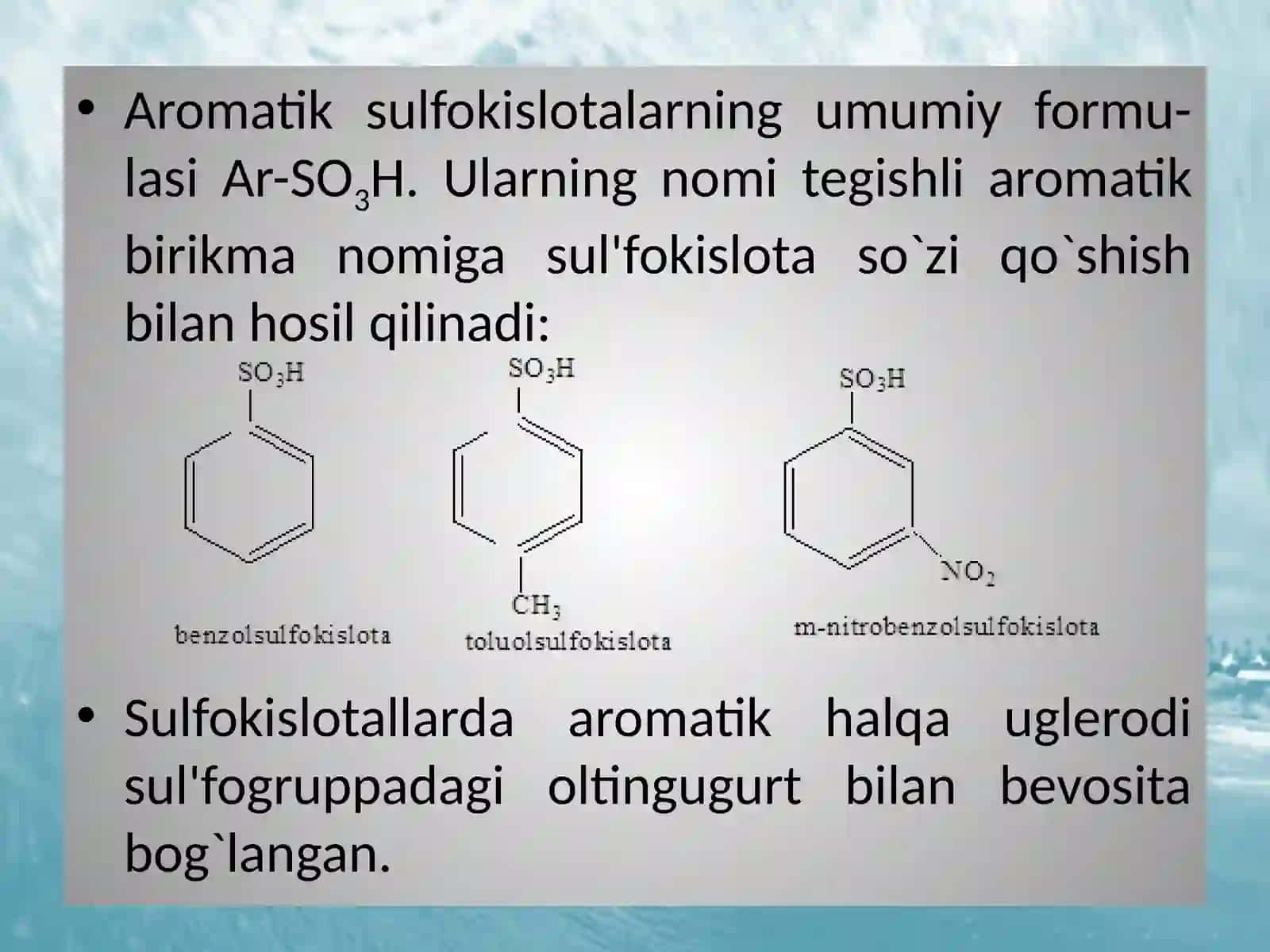 Sulfobirikmalar 3