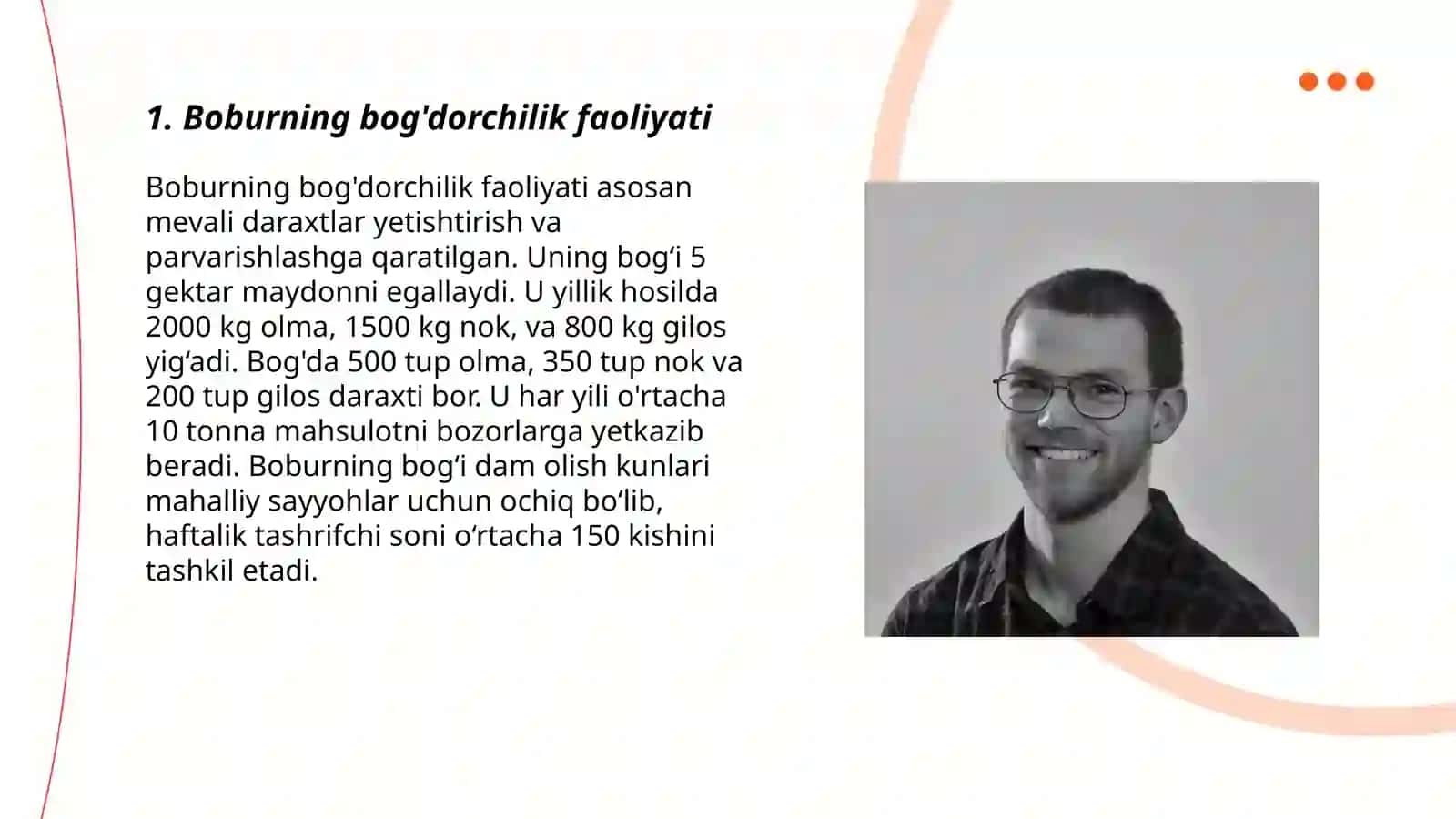 Bobur - bog‘bon 3