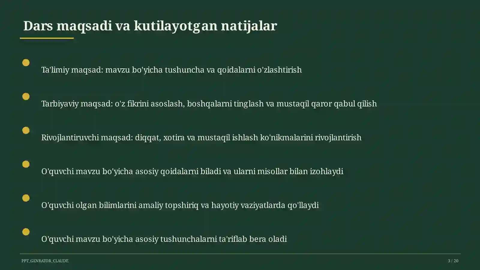 Yulduzli tunlar (11-sinf) 3