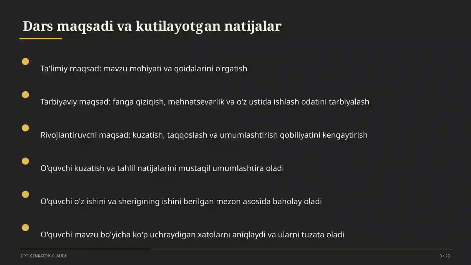 Bir o'zgaruvchili chiziqli tenglamalar (7-sinf) 3