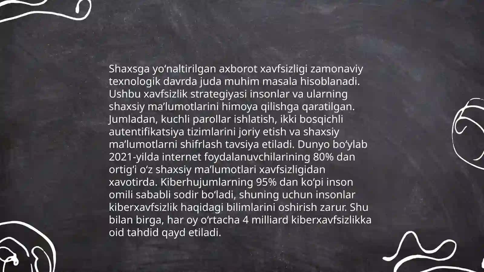 Shaxsga yoʻnaltirilgan axborot.Psixologik diniy va madaniy tahdidlar 3