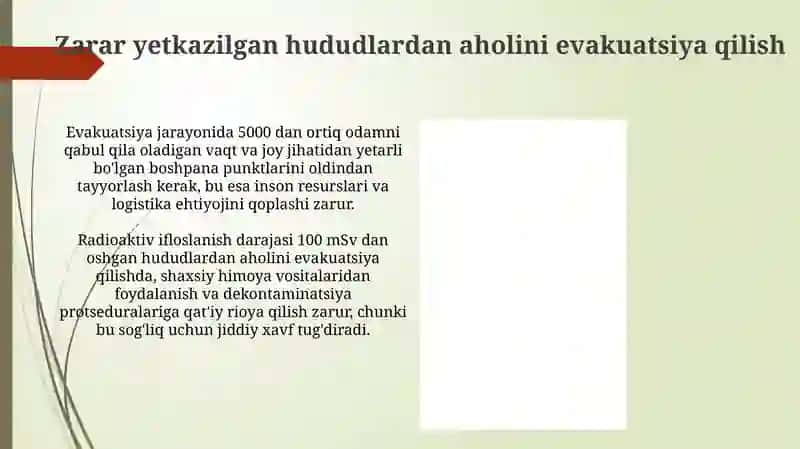 Aholini ommaviy qirg'in qurollaridanhimoyaqilish 3