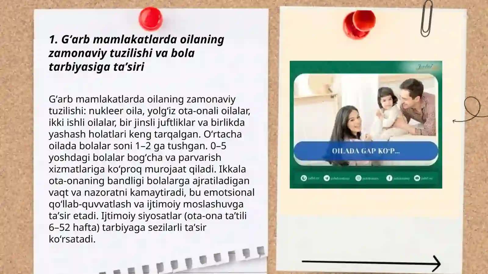Gʻarb mamlakatlarda oila va oilada bola tarbiyasiga munosabat 3