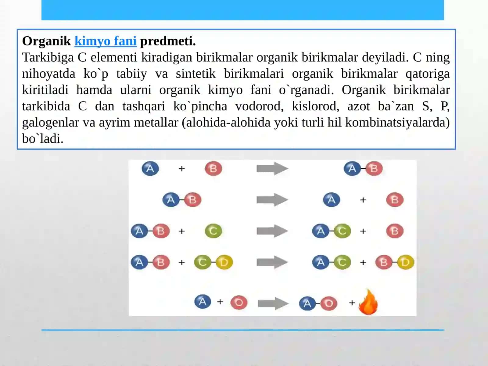 Organik reaksiyalarning turlari 3