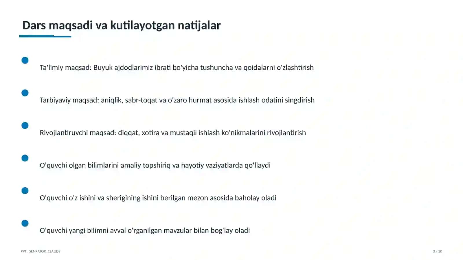 Buyuk ajdodlarimiz ibrati (6-sinf) 3