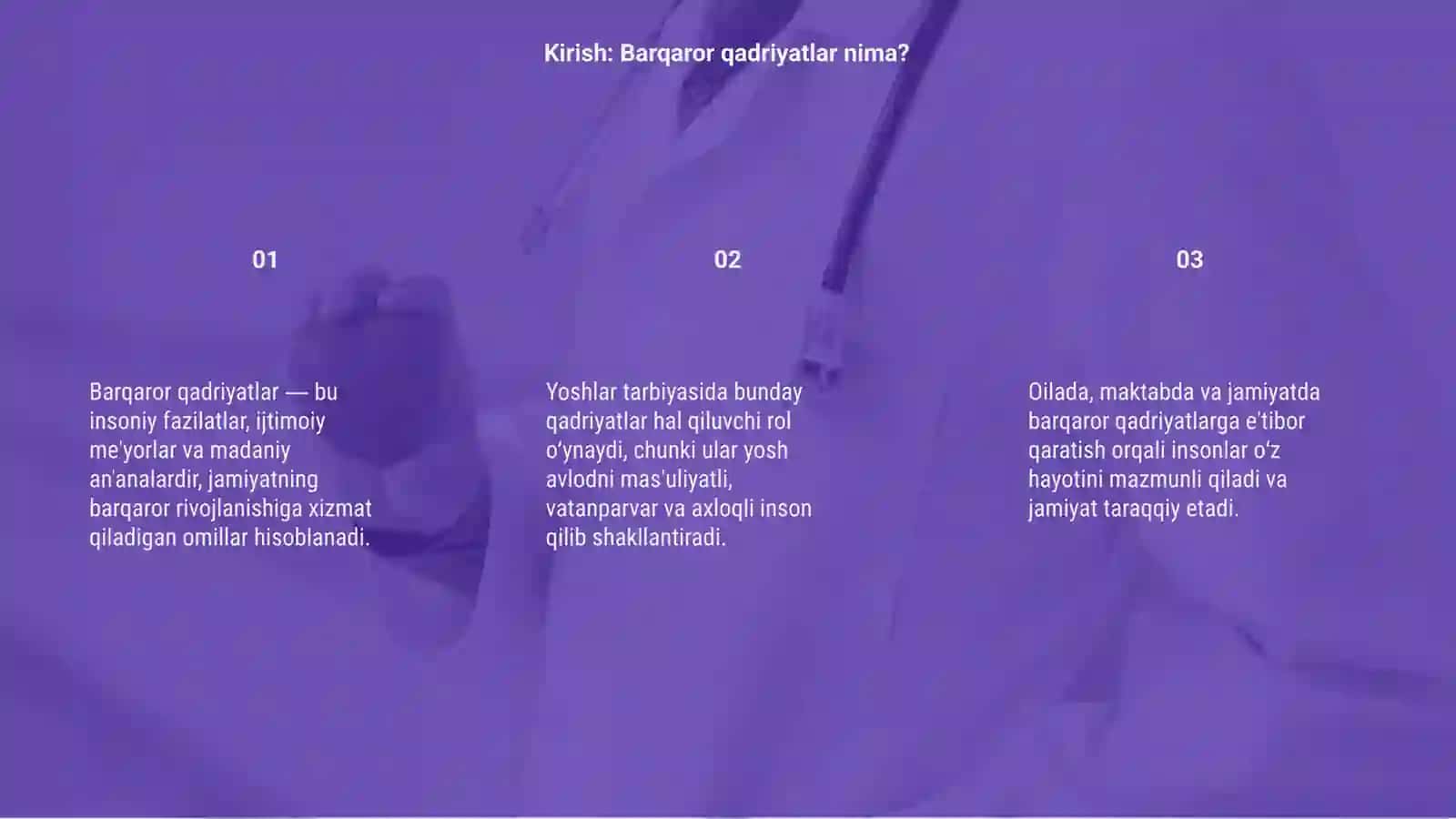 Barqaror qadriyatlar 3