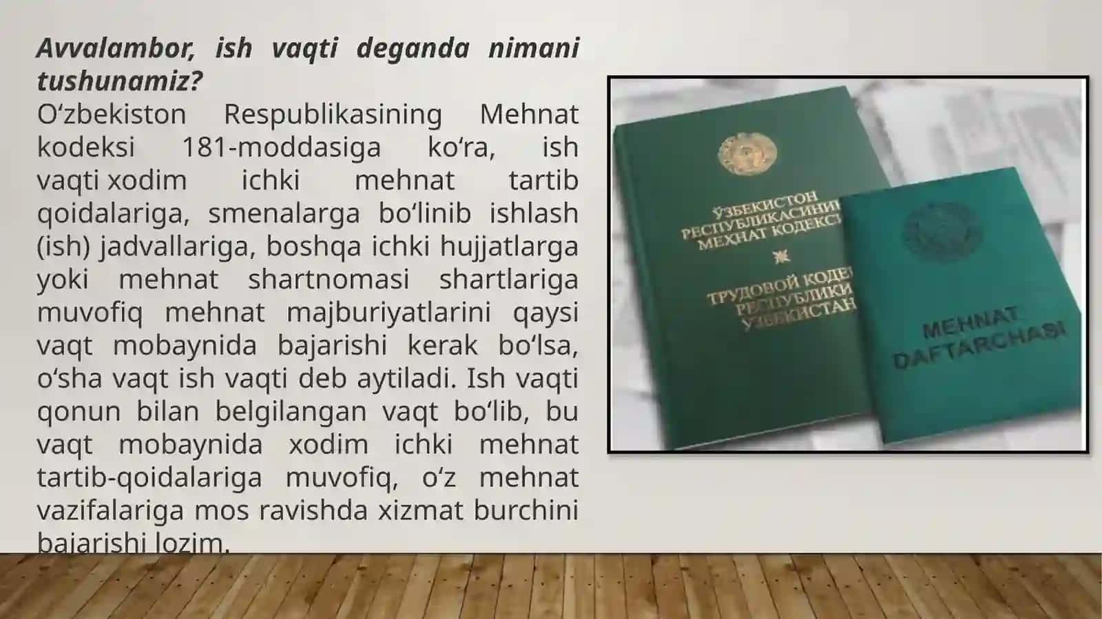 Ish vaqti 3