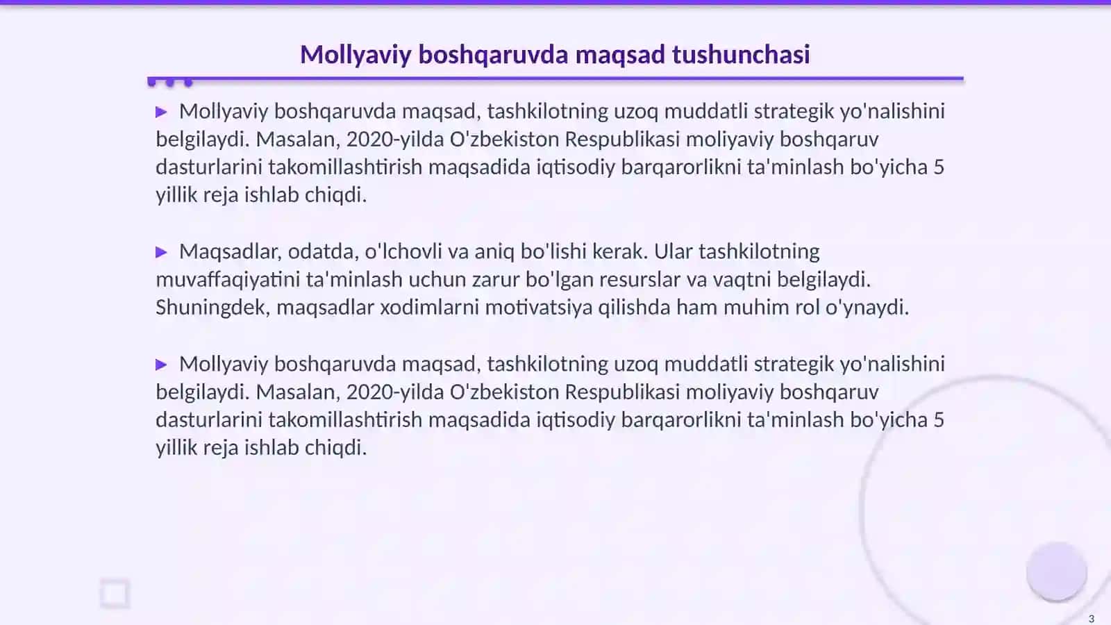 Mollyaviy boshqaruv dasturlarida maqsad vs vazifalarni belgilash 3