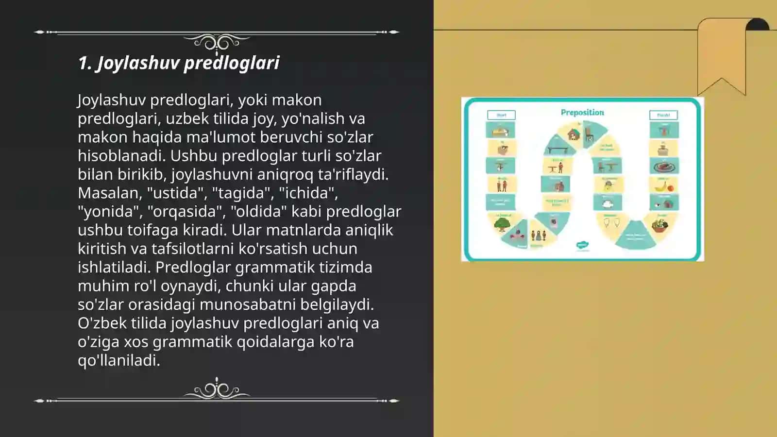 Joylashuv predloglari 3