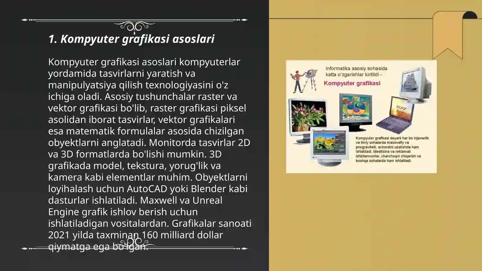 Kompyuter grafikasi asoslari 3
